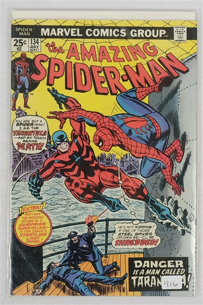 The Amazing Spider-Man July 1974 Comic Book Issue No 134 