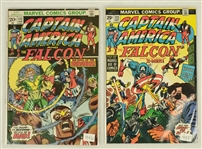 Lot of 2 Vintage Captain America and the Falcon  w/X-Men Comic Books