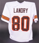 Jarvis Landry Autographed Cleveland Browns Replica White Jersey Beckett