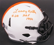 Leroy Kelly Autographed & Inscribed Cleveland Browns Mini Helmet Beckett
