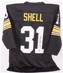Donnie Shell Autographed Pittsburgh Steelers Replica Jersey Beckett