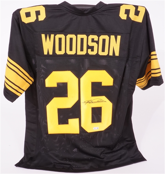 Rod Woodson Autographed Pittsburgh Steelers Replica Jersey Beckett