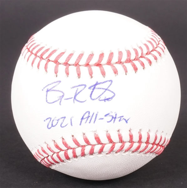 Brian Reynolds Autographed & Inscribed 2021 All Star Official Baseball Beckett