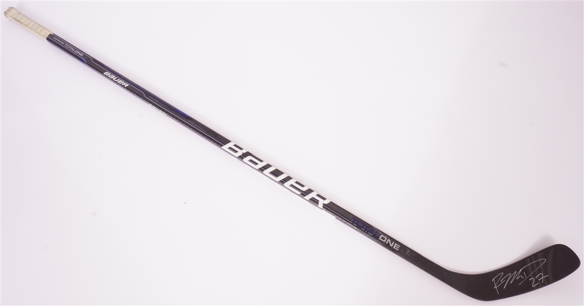 Ryan McDonagh Game Used & Autographed Hockey Stick Beckett
