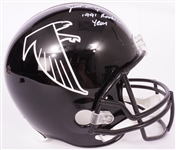 Brett Favre Autographed & Inscribed Atlanta Falcons Full Size Helmet