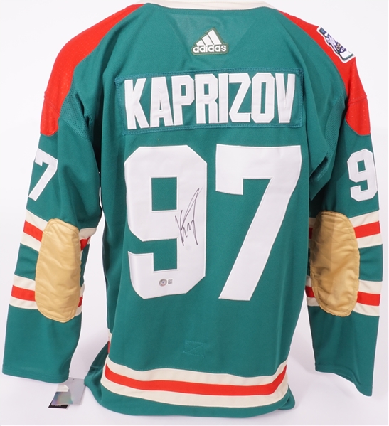 Kirill Kaprizov Autographed Custom Jersey Beckett