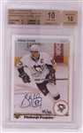 Sidney Crosby Autographed 2010 Upper Deck Card LE 2/90 BGS 10 Pristine
