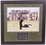 Tiger Woods Autographed Framed 16x20 LE #32/500 Photo UDA