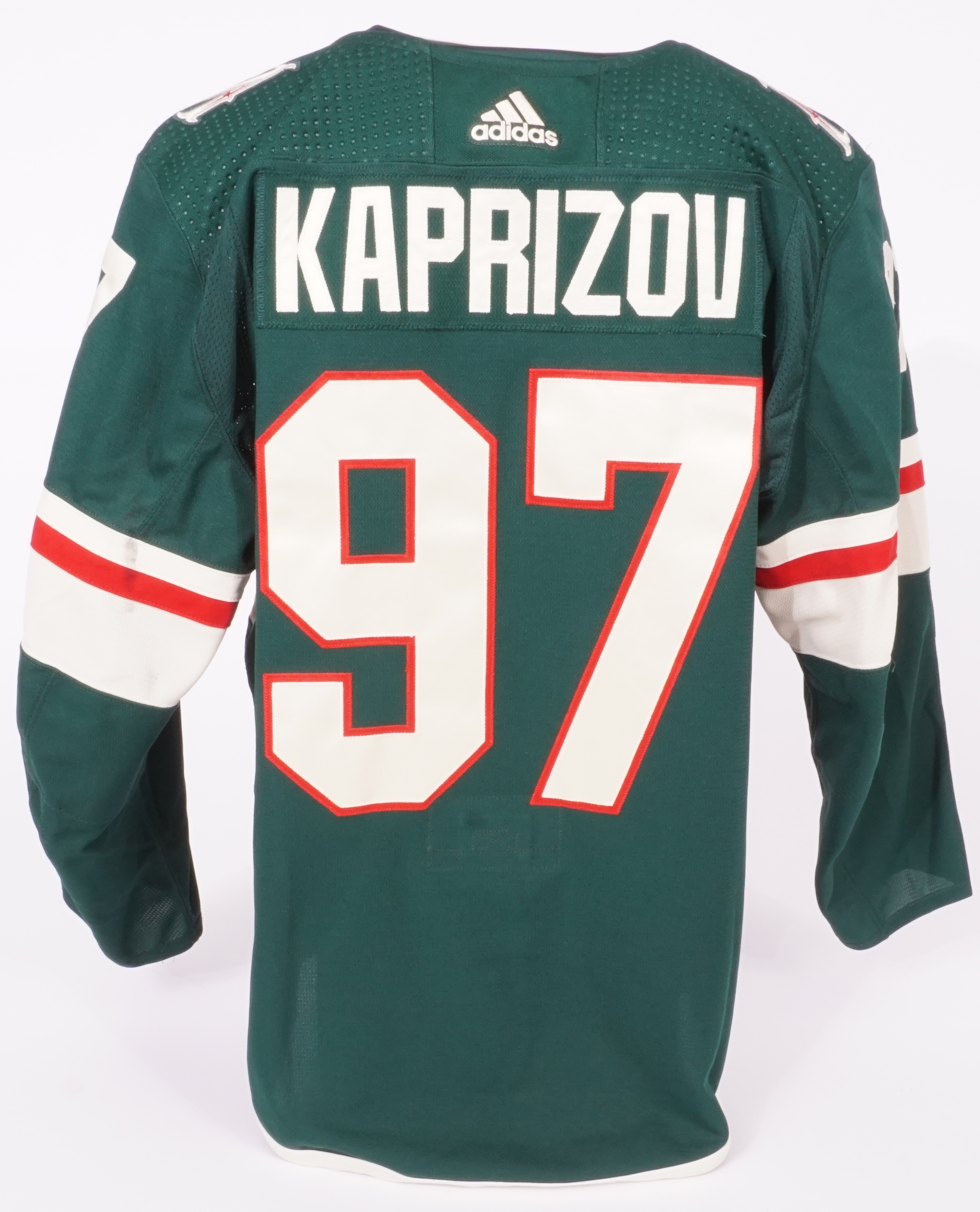 Kirill Kaprizov Signed Adidas Authentic Minnesota Wild Jersey Bas