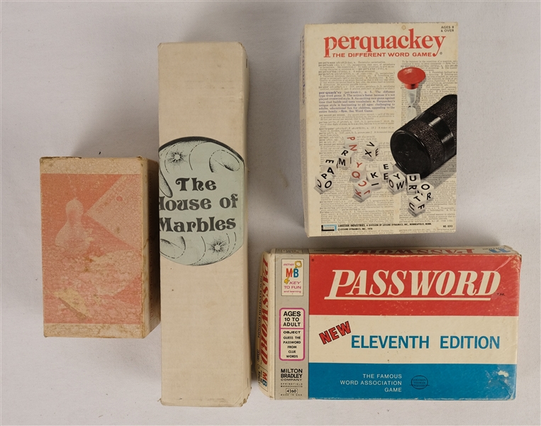 Lot of 4 Vintage Board Games