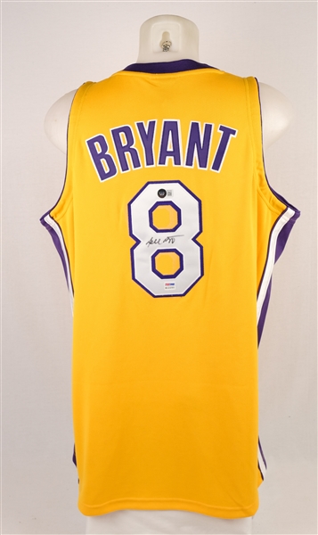 Kobe Bryant Autographed 2000-01 Mitchell & Ness Lakers NBA Finals Jersey PSA/DNA & Beckett