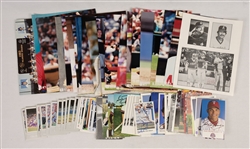 Collection of 85 Autographed Photos Letters & Cards