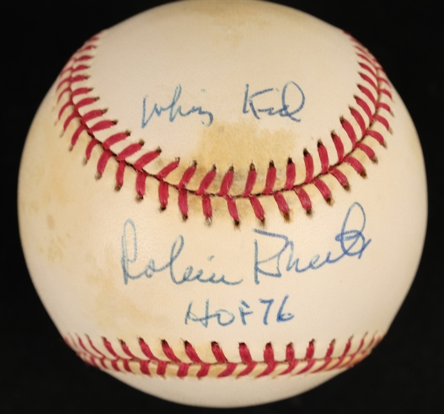 Robin Roberts Autographed Baseball