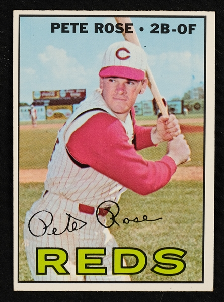 Pete Rose 1967 Topps Baseball Card