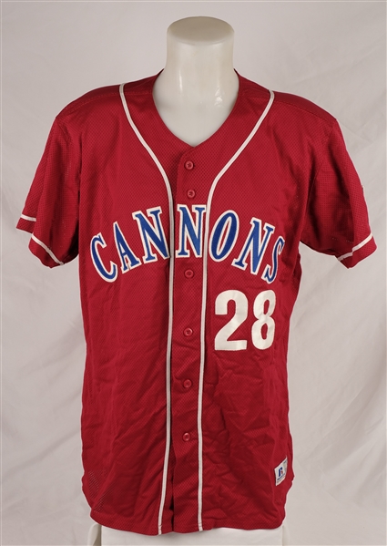 Cannons #28 NABF Game Used Baseball Jersey 