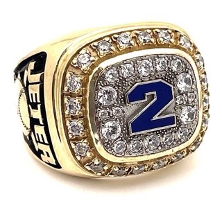 Derek Jeter New York Yankees Team USA 10K Gold Ring