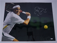Roger Federer Autographed 16x20 Photo Steiner