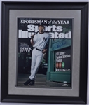 Derek Jeter Autographed Framed 16x20 Sports Illustrated Photo Steiner