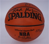 New York Knicks 1972-1973 Championship Team Signed Basketball w/6 Signatures #225/500 UDA