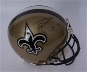 Drew Brees Autographed New Orleans Saints Full Size Authentic Helmet