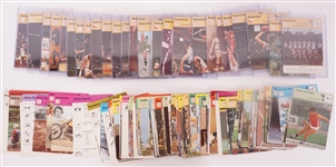 Vintage Collection of 121 Sportscaster Cards c. 1977-79 w/ Ali Namath Unitas DiMaggio Aaaron Maravich & Orr