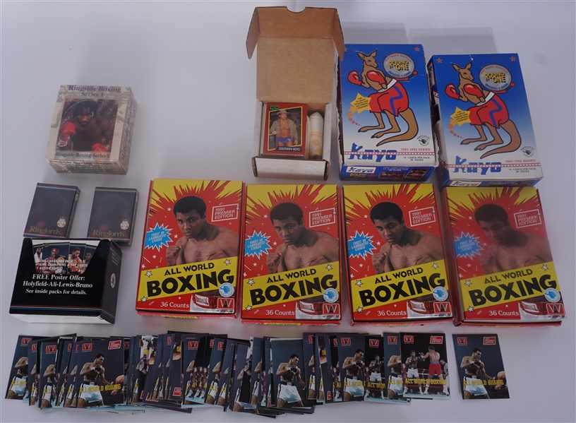 Collection of Vintage Boxing Cards