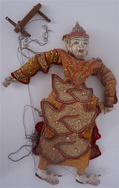 Vintage Chinese Marionette String Puppet Doll