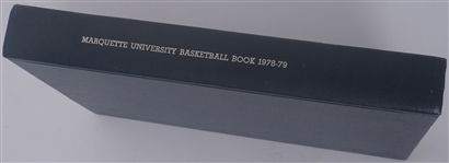Vintage 1979 Marquette Basketball Book