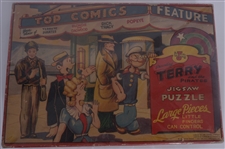 Vintage Top Comics Jigsaw Puzzle Box