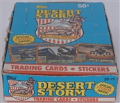 Desert Storm 1991 Topps Unopened Wax Box