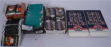 Large Collection of Upper Deck & SkyBox Basketball Card Boxes