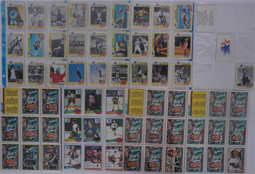 Lot Detail - Vintage USA Olympians Cards Album