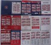 Washington Nationals 2005-2019 Complete run of Media Guides 