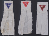 Lot of 3 Minnesota Vikings, Buffalo Bills, & Washington Redskins Game Used Towels
