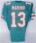 Dan Marino Autographed Authentic Miami Dolphins Blue Jersey Beckett