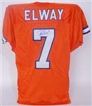 John Elway Autographed Authentic Denver Broncos Jersey Beckett