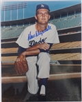 Don Drysdale Autographed 8x10 Los Angeles Dodgers Photo Beckett