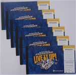 Lot of 6 Nashville Predators 2006-2007 Playoff Ticket Booklets