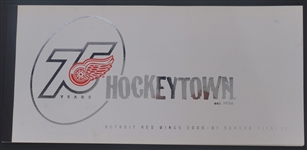 Detroit Red Wings 2000-2001 Season Ticket Booklet