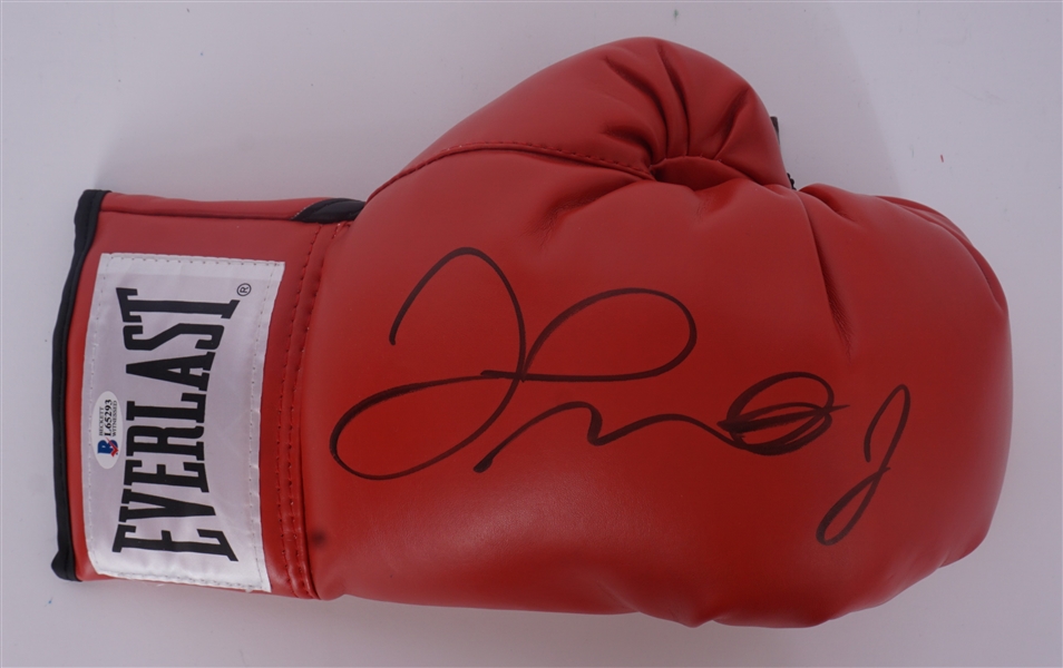 Floyd Mayweather Autographed Everlast Boxing Glove Beckett