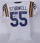 Scott Studwell 1989 Game Used & Autographed Minnesota Vikings Jersey w/ Dave Miedema LOA