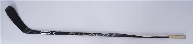 Jared Spurgeon Game Used & Autographed Hockey Stick Beckett