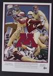 Dave Winfield & Paul Molitor Dual Signed U of M Poster LE #954/1000 Beckett