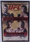 Brock Lesnar Autographed Framed UFC Poster Beckett LOA