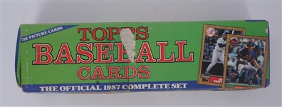 1987 Topps Complete Baseball Card Set