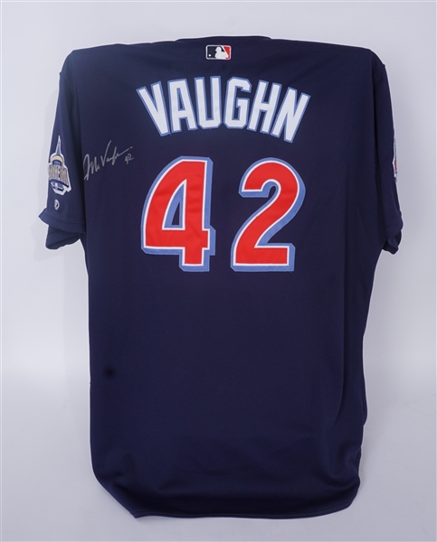 Mo Vaughn 2000 Anaheim Angels Game Used & Autographed Jersey
