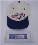 Paul Molitor Game Used & Autographed Toronto Blue Jays Hat & Ticket w/ Player Provenance