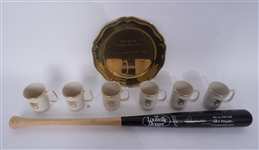 Paul Molitor Autographed 1994 All-Star Bat & Coffee Set w/ Player Provenance