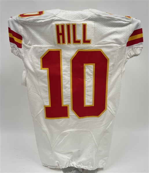 Tyreek Hill 2015-2016 Kansas City Chiefs Game Issued Road Jersey w/ Dave Miedema LOA