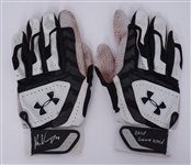 Kennys Vargas Minnesota Twins 2014 Game Used & Autographed Batting Gloves